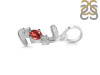 Garnet & White Topaz Alphabet Z Pendant GAR-RDA-78.