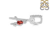 Garnet & White Topaz Alphabet A Pendant GAR-RDA-79.