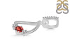 Garnet & White Topaz Alphabet D Pendant GAR-RDA-82.