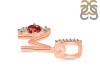 Garnet & White Topaz Alphabet M Pendant GAR-RDA-91.