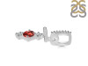 Garnet & White Topaz Alphabet T Pendant GAR-RDA-98.