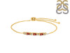 Garnet & White Topaz Bracelet GAR-RDB-139.