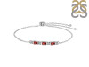 Garnet & White Topaz Bracelet GAR-RDB-139.