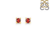 Garnet Stud Earring GAR-RDE-1293.