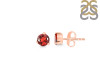 Garnet Stud Earring GAR-RDE-1565.