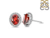 Garnet Stud Earring GAR-RDE-34.