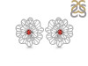 Garnet Stud Earring GAR-RDE-60.