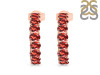 Garnet Hoop Earring GAR-RDE-975.