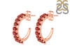 Garnet Hoop Earring GAR-RDE-975.