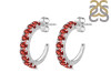 Garnet Hoop Earring GAR-RDE-975.