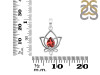 Garnet Lotus Pendant GAR-RDEP-877.