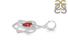 Garnet Triquetra Heart Knot Pendant GAR-RDEP-880.