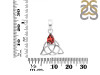 Garnet Triquetra Pendant GAR-RDEP-892.