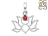 Garnet Lotus Pendant GAR-RDN-156-A.