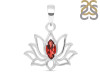 Garnet Lotus Pendant GAR-RDN-166.