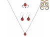 Garnet Jewelry Set GAR-RDN-450-RDE-996-RDR-2763.