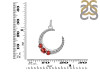 Garnet & White Topaz Pendant GAR-RDP-728.