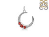 Garnet & White Topaz Pendant GAR-RDP-728.