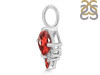 Garnet & White Topaz Pendant GAR-RDP-729.