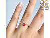 Garnet & White Topaz Ring GAR-RDR-2303.