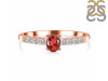 Garnet & White Topaz Ring GAR-RDR-2538.