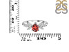 Garnet & White Topaz Ring GAR-RDR-2556.
