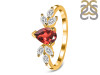 Garnet & White Topaz Ring GAR-RDR-2556.