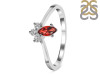 Garnet & White Topaz Ring GAR-RDR-2590.
