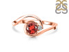 Garnet & White Topaz Ring GAR-RDR-2622.