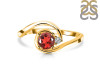 Garnet & White Topaz Ring GAR-RDR-2622.