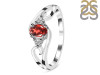 Garnet & White Topaz Ring GAR-RDR-2631.