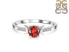 Garnet & White Topaz Ring GAR-RDR-2845.