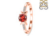 Garnet & White Topaz Ring GAR-RDR-2845.