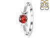 Garnet & White Topaz Ring GAR-RDR-2845.