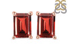 Garnet Stud Earring GAR-RE-11.