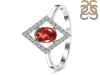 Garnet & White Topaz Ring GAR-RR-134.
