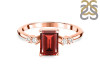 Garnet & White Topaz Ring GAR-RR-139.
