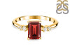 Garnet & White Topaz Ring GAR-RR-139.