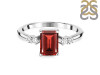 Garnet & White Topaz Ring GAR-RR-139.