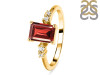 Garnet & White Topaz Ring GAR-RR-139.