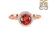 Garnet & White Topaz Ring GAR-RR-267.