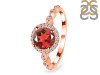 Garnet & White Topaz Ring GAR-RR-267.