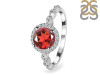 Garnet & White Topaz Ring GAR-RR-267.