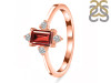 Garnet & White Topaz Ring GAR-RR-275.