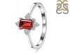 Garnet & White Topaz Ring GAR-RR-275.