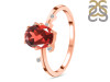 Garnet & White Topaz Ring GAR-RR-318.