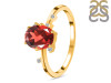 Garnet & White Topaz Ring GAR-RR-318.