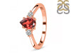 Garnet & White Topaz Ring GAR-RR-335.