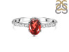 Garnet & White Topaz Ring GAR-RR-35.