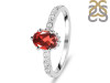 Garnet & White Topaz Ring GAR-RR-35.